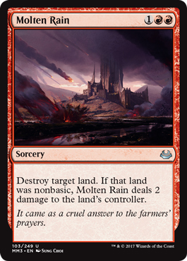 Molten Rain 103 249 Modern Masters 2017 Singles Molten Rain 103 249 Modern Masters 2017 Singles