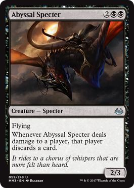 Abyssal Specter 059 249 Modern Masters 2017 Singles Abyssal Specter 059 249 Modern Masters 2017 Singles
