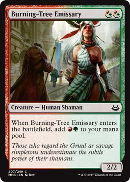 Burning Tree Emissary 207 249 Modern Masters 2017 Singles Burning Tree Emissary 207 249 Modern Masters 2017 Singles
