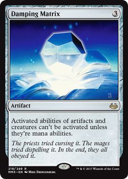 Damping Matrix 218 249 Modern Masters 2017 Singles Damping Matrix 218 249 Modern Masters 2017 Singles