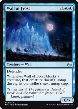 Wall of Frost 056 249 Modern Masters 2017 Singles Wall of Frost 056 249 Modern Masters 2017 Singles