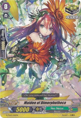 Maiden of Dimorphotheca G TD03 015EN Maiden of Dimorphotheca G TD03 015EN
