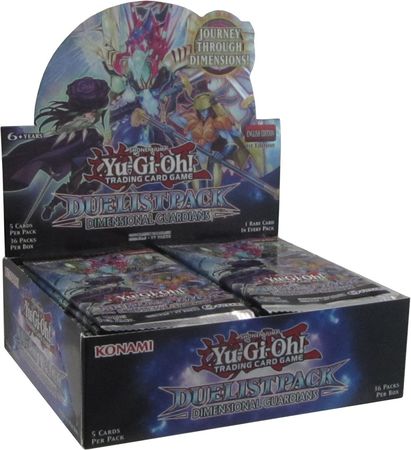 YUGIOH DUELIST PACK DIMENSIONAL GUARDIANS 1ST EDITION BOOSTER BOX BLOWOUT CARDS 