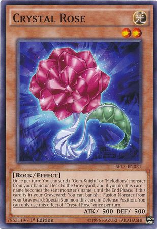 Crystal Rose SP17 EN021 Common 1st Edition Crystal Rose SP17 EN021 Common 1st Edition