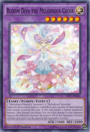 Bloom Diva the Melodious Choir SP17 EN036 Common 1st Edition Star Pack Battle Royal Singles Bloom Diva the Melodious Choir SP17 EN036 Common 1st Edition Star Pack Battle Royal Singles
