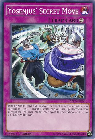 Yosenjus Secret Move SP17 EN050 Common 1st Edition Star Pack Battle Royal Singles Yosenjus Secret Move SP17 EN050 Common 1st Edition Star Pack Battle Royal Singles