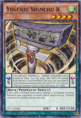 Yosenju Shinchu R SP17 EN008 Starfoil Rare 1st Edition Yosenju Shinchu R SP17 EN008 Starfoil Rare 1st Edition