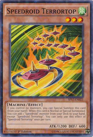 Speedroid Terrortop SP17 EN022 Starfoil Rare 1st Edition Speedroid Terrortop SP17 EN022 Starfoil Rare 1st Edition