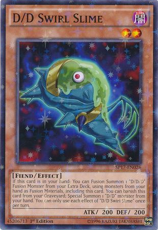 D D Swirl Slime SP17 EN026 Starfoil Rare 1st Edition D D Swirl Slime SP17 EN026 Starfoil Rare 1st Edition