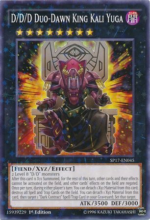 D D D Duo Dawn King Kali Yuga SP17 EN045 Starfoil Rare 1st Edition Star Pack Battle Royal Singles D D D Duo Dawn King Kali Yuga SP17 EN045 Starfoil Rare 1st Edition Star Pack Battle Royal Singles