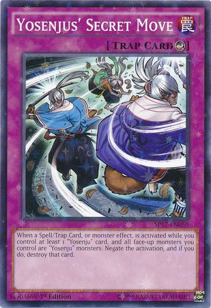 Yosenjus Secret Move SP17 EN050 Starfoil Rare 1st Edition Star Pack Battle Royal Singles Yosenjus Secret Move SP17 EN050 Starfoil Rare 1st Edition Star Pack Battle Royal Singles
