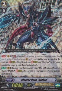 Blaster Dark Diablo G LD01 003 Triple Rare RRR Blaster Dark Diablo G LD01 003 Triple Rare RRR
