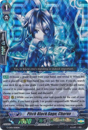 Pitch Black Sage Charon G LD01 008 Common C Pitch Black Sage Charon G LD01 008 Common C