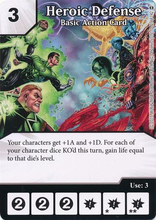 Heroic Defense Basic Action Card Common Heroic Defense Basic Action Card Common