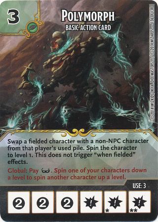 Polymorph Basic Action Card Common D D Dice Masters Battle for Faerun Singles Polymorph Basic Action Card Common D D Dice Masters Battle for Faerun Singles