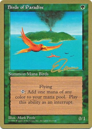 Birds of Paradise New York City February 1996 Magic The Gathering World Championships 1996 Singles Birds of Paradise New York City February 1996 Magic The Gathering World Championships 1996 Singles