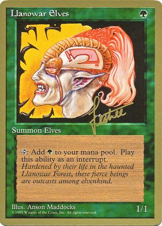 Llanowar Elves New York City February 1996 Magic The Gathering World Championships 1996 Singles Llanowar Elves New York City February 1996 Magic The Gathering World Championships 1996 Singles