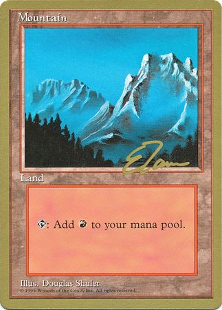 Mountain 1 New York City February 1996 Alpha Art Magic The Gathering World Championships 1996 Singles Mountain 1 New York City February 1996 Alpha Art Magic The Gathering World Championships 1996 Singles