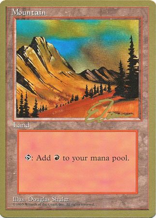 Mountain 3 New York City February 1996 Beta Art Magic The Gathering World Championships 1996 Singles Mountain 3 New York City February 1996 Beta Art Magic The Gathering World Championships 1996 Singles