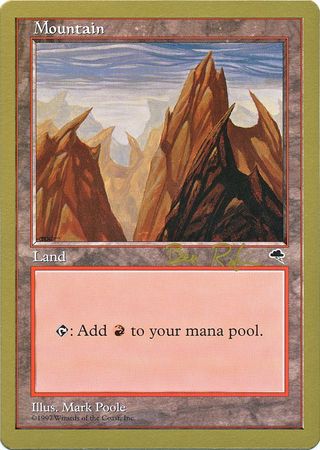 Mountain 1 Seattle August 1998 Tempest Art Magic The Gathering World Championships 1998 Singles Mountain 1 Seattle August 1998 Tempest Art Magic The Gathering World Championships 1998 Singles