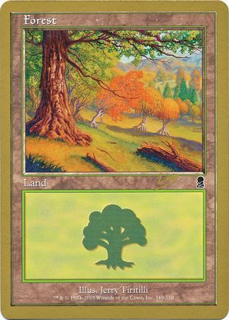 Forest 349 Sydney August 2002 Odyssey Art Magic The Gathering World Championships 2002 Singles Forest 349 Sydney August 2002 Odyssey Art Magic The Gathering World Championships 2002 Singles