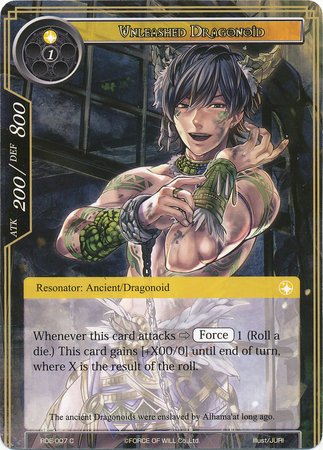 Unleashed Dragonoid RDE 007 Common Force of Will Return of the Dragon Emperor Singles Unleashed Dragonoid RDE 007 Common Force of Will Return of the Dragon Emperor Singles