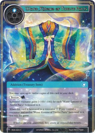 Water Kimono of Twelve Parts RDE 024 Common Force of Will Return of the Dragon Emperor Singles Water Kimono of Twelve Parts RDE 024 Common Force of Will Return of the Dragon Emperor Singles