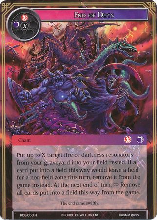 End of Days RDE 053 Rare End of Days RDE 053 Rare