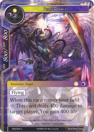 Fallen Angel RDE 055 Uncommon Force of Will Return of the Dragon Emperor Singles Fallen Angel RDE 055 Uncommon Force of Will Return of the Dragon Emperor Singles
