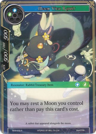 Moon View Rabbit RDE 072 Rare Force of Will Return of the Dragon Emperor Singles Moon View Rabbit RDE 072 Rare Force of Will Return of the Dragon Emperor Singles