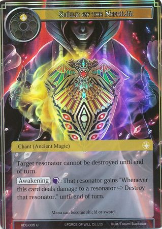 Shield of the Nephilim RDE 005 Uncommon Foil Force of Will Return of the Dragon Emperor Foil Singles Shield of the Nephilim RDE 005 Uncommon Foil Force of Will Return of the Dragon Emperor Foil Singles