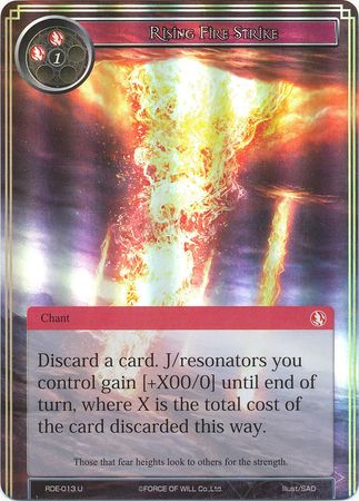 Rising Fire Strike RDE 013 Uncommon Foil Force of Will Return of the Dragon Emperor Foil Singles Rising Fire Strike RDE 013 Uncommon Foil Force of Will Return of the Dragon Emperor Foil Singles