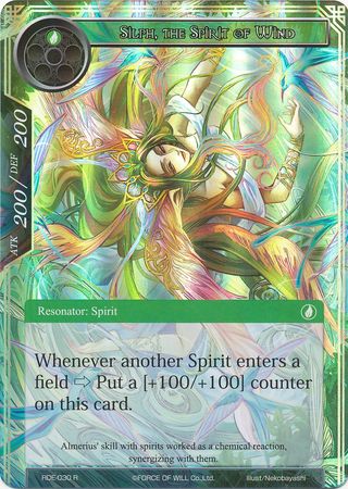 Silph the Spirit of Wind RDE 030 Rare Foil Silph the Spirit of Wind RDE 030 Rare Foil