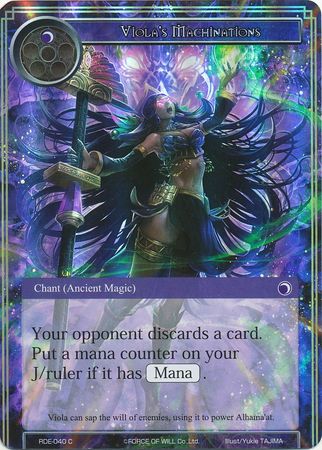 Viola s Machinations RDE 040 Common Foil Viola s Machinations RDE 040 Common Foil