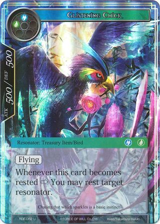 Glistening Chick RDE 062 Uncommon Foil Force of Will Return of the Dragon Emperor Foil Singles Glistening Chick RDE 062 Uncommon Foil Force of Will Return of the Dragon Emperor Foil Singles