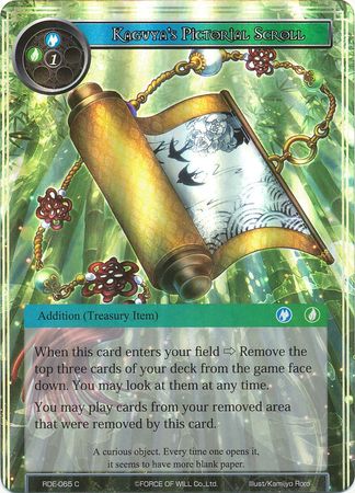 Kaguya s Pictorial Scroll RDE 065 Common Foil Force of Will Return of the Dragon Emperor Foil Singles Kaguya s Pictorial Scroll RDE 065 Common Foil Force of Will Return of the Dragon Emperor Foil Singles