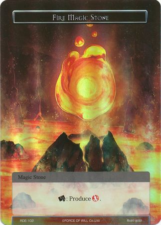 Fire Magic Stone RDE 102 Foil Force of Will Return of the Dragon Emperor Foil Singles Fire Magic Stone RDE 102 Foil Force of Will Return of the Dragon Emperor Foil Singles