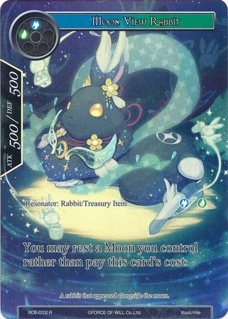 Moon View Rabbit RDE 072 Rare Full Art Force of Will Return of the Dragon Emperor Singles Moon View Rabbit RDE 072 Rare Full Art Force of Will Return of the Dragon Emperor Singles