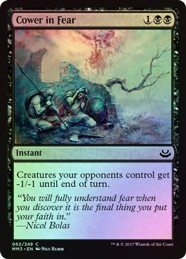 Cower in Fear 062 249 Foil Modern Masters 2017 Foil Singles Cower in Fear 062 249 Foil Modern Masters 2017 Foil Singles