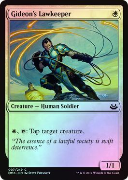 Gideon s Lawkeeper 007 249 Foil Gideon s Lawkeeper 007 249 Foil