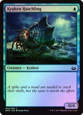 Kraken Hatchling 042 249 Foil Modern Masters 2017 Foil Singles Kraken Hatchling 042 249 Foil Modern Masters 2017 Foil Singles