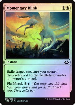 Momentary Blink 016 249 Foil Modern Masters 2017 Foil Singles Momentary Blink 016 249 Foil Modern Masters 2017 Foil Singles
