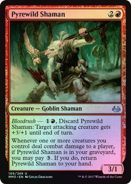 Pyrewild Shaman 106 249 Foil Modern Masters 2017 Foil Singles Pyrewild Shaman 106 249 Foil Modern Masters 2017 Foil Singles