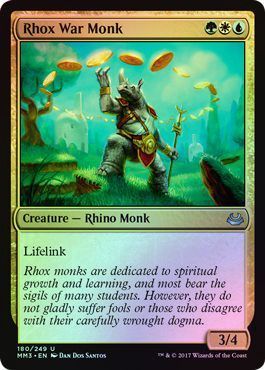 Rhox War Monk 180 249 Foil Modern Masters 2017 Foil Singles Rhox War Monk 180 249 Foil Modern Masters 2017 Foil Singles