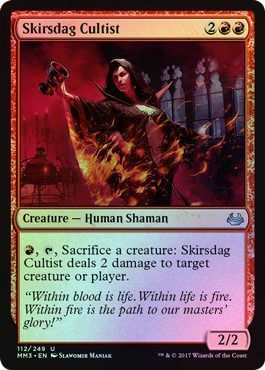 Skirsdag Cultist 112 249 Foil Modern Masters 2017 Foil Singles Skirsdag Cultist 112 249 Foil Modern Masters 2017 Foil Singles