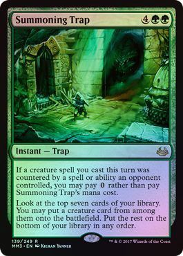 Summoning Trap 139 249 Foil Modern Masters 2017 Foil Singles Summoning Trap 139 249 Foil Modern Masters 2017 Foil Singles