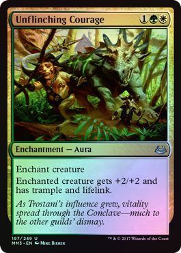 Unflinching Courage 197 249 Foil Unflinching Courage 197 249 Foil