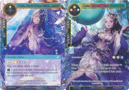 Lumia Sealed in the Frozen Casket Lumia Saint of World Awakening CFC 043 Full Art Lumia Sealed in the Frozen Casket Lumia Saint of World Awakening CFC 043 Full Art