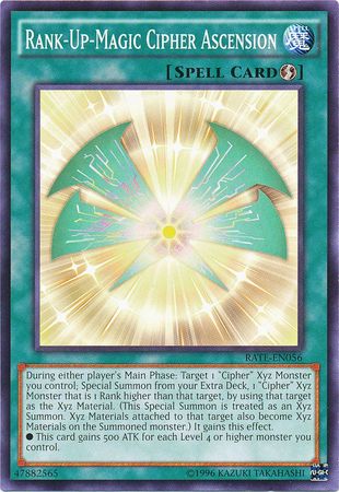 Rank Up Magic Cipher Ascension RATE EN056 Common Unlimited Rank Up Magic Cipher Ascension RATE EN056 Common Unlimited