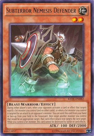 Subterror Nemesis Defender RATE EN082 Rare Unlimited Raging Tempest Unlimited Singles Subterror Nemesis Defender RATE EN082 Rare Unlimited Raging Tempest Unlimited Singles